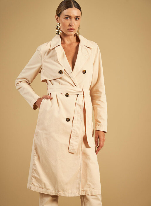 CASACO FEM TRENCH COAT SARJA SOMMER