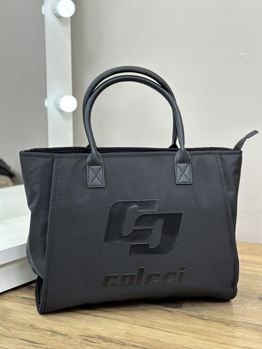 BOLSA SHOPPING BAG NYLON COLCCI PRETA