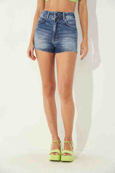 SHORTS JEANS FEMININO BRUNA STRETCH COLCCI