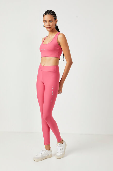 LEGGING FITNESS LOGO PRATA COLCCI SPORT