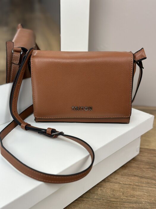 BOLSA TRITON FEM COURO LEGITIMO CROSSBODY