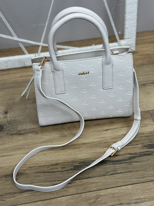 BOLSA FEMININA TOTE G GRAVAÇÃO COLCCI OFF WHITE