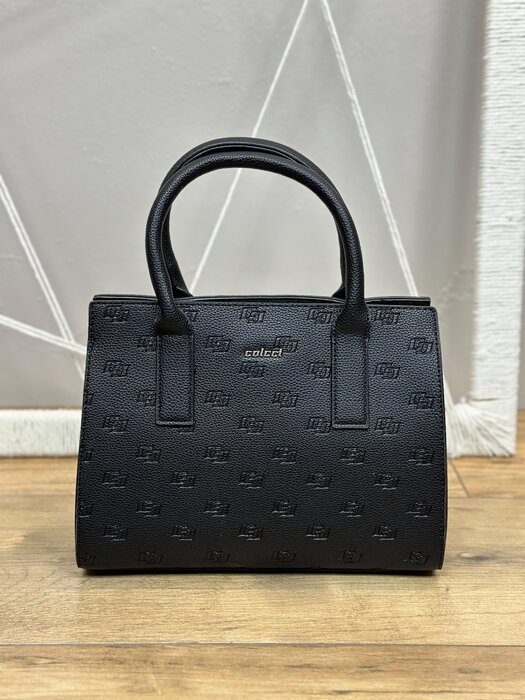 BOLSA FEMININA TOTE G GRAVAÇÃO COLCCI PRETO